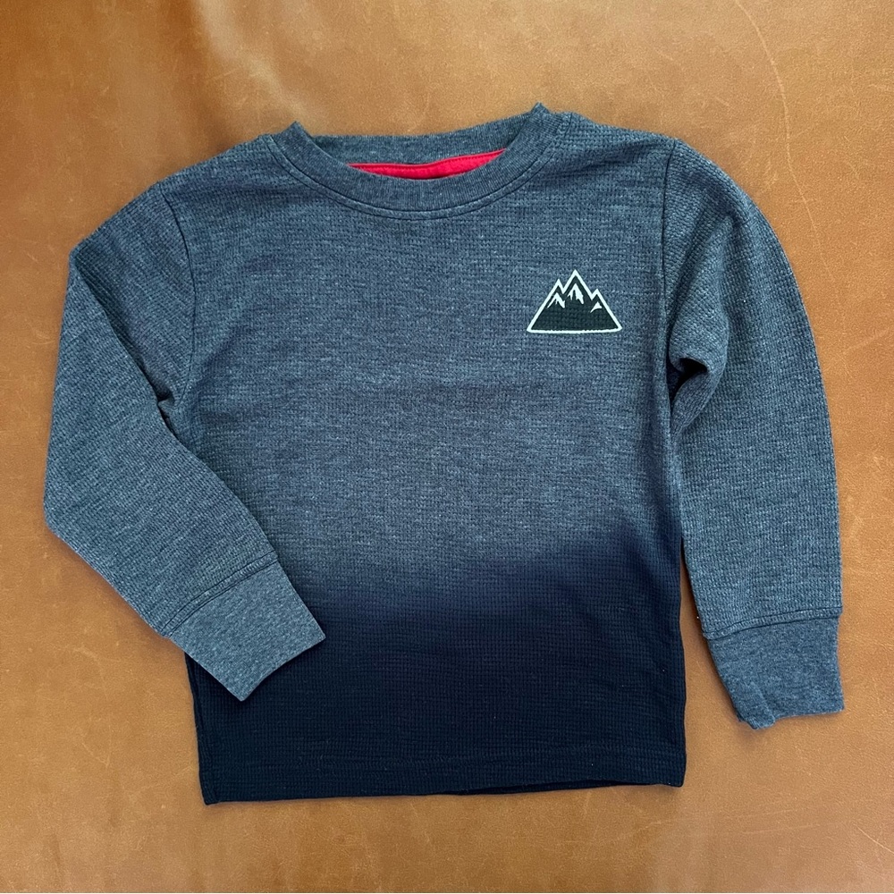 MISH Snowboarding Grey Thermal Shirt, Size 3 - NWOT